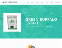 Tablet Screenshot of greenbuffaloestates.com